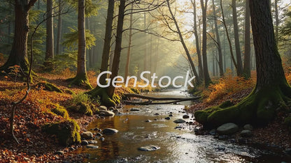 "Golden Forest River" - Moving Preview